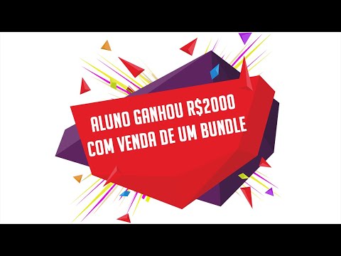 Aluno ganhou R$2000 com venda de um bundle