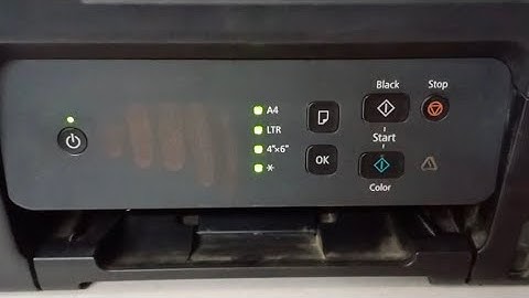 CANON G2730 G3730 ALL LIGHT BLINKING 5 TIME