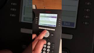 Avaya 9620 9600 handset changing phone screen width from full to half