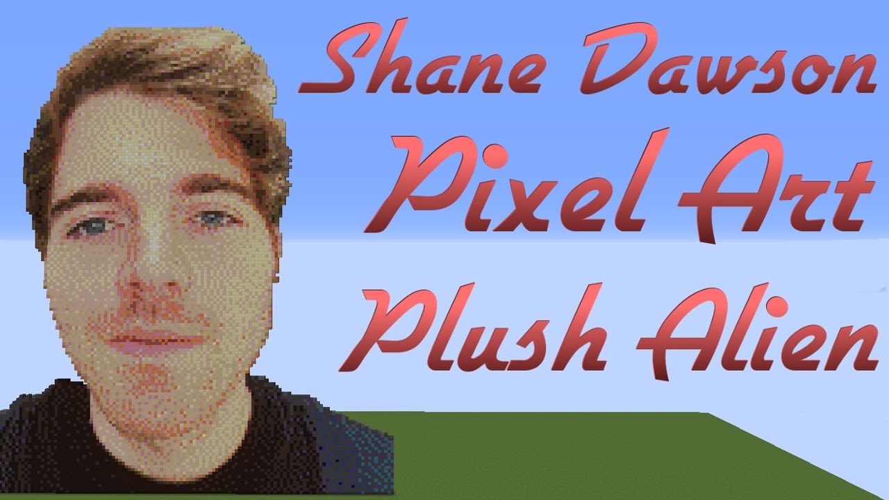 Minecraft Pixel Art SpeedBuild | Shane Dawson - YouTube