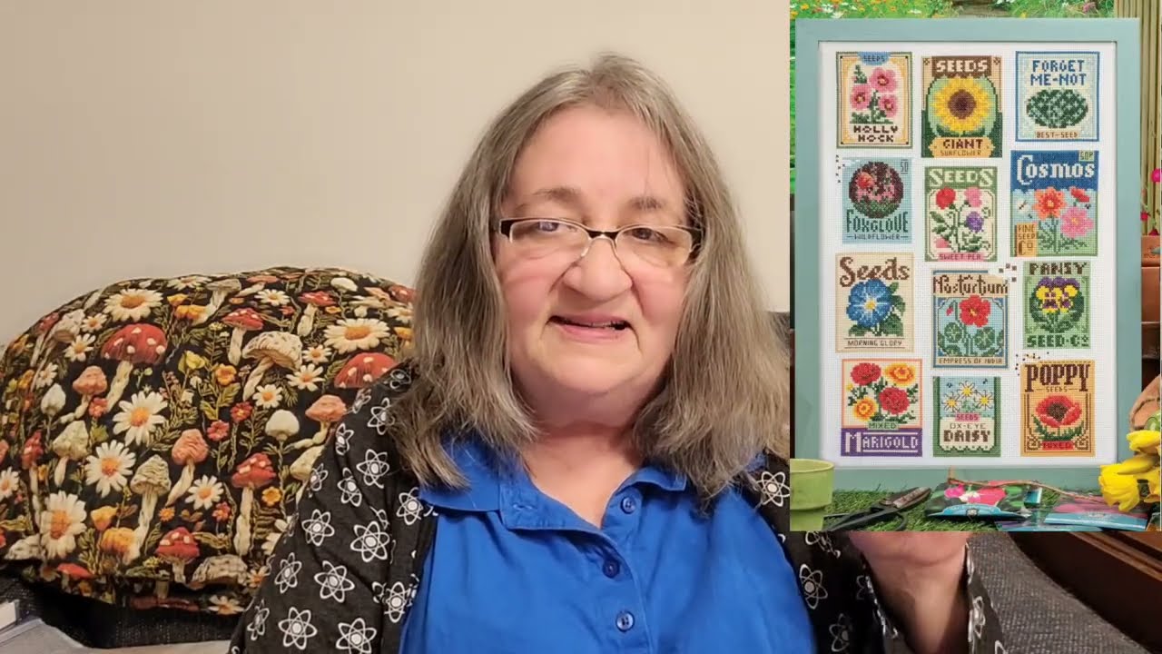 Flosstube 140: Новое начало для «Садового творчества» и планы на мартовский совместный проект.