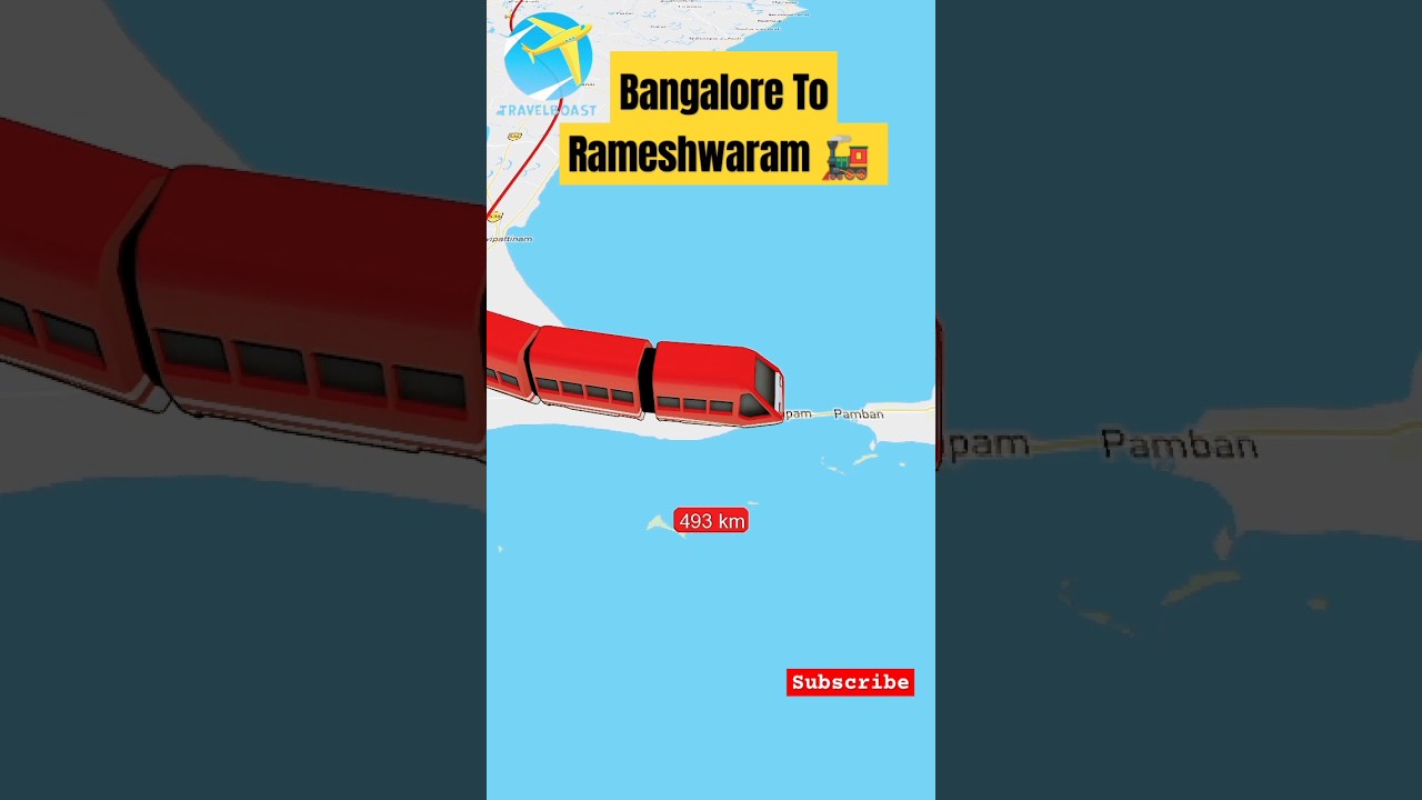 Bangalore To Rameshwaram🚂 | train trip 
