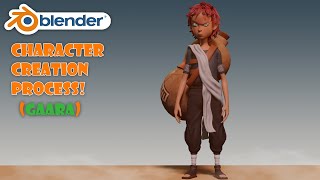 Creating a Stylized Gaara in Blender 3.0