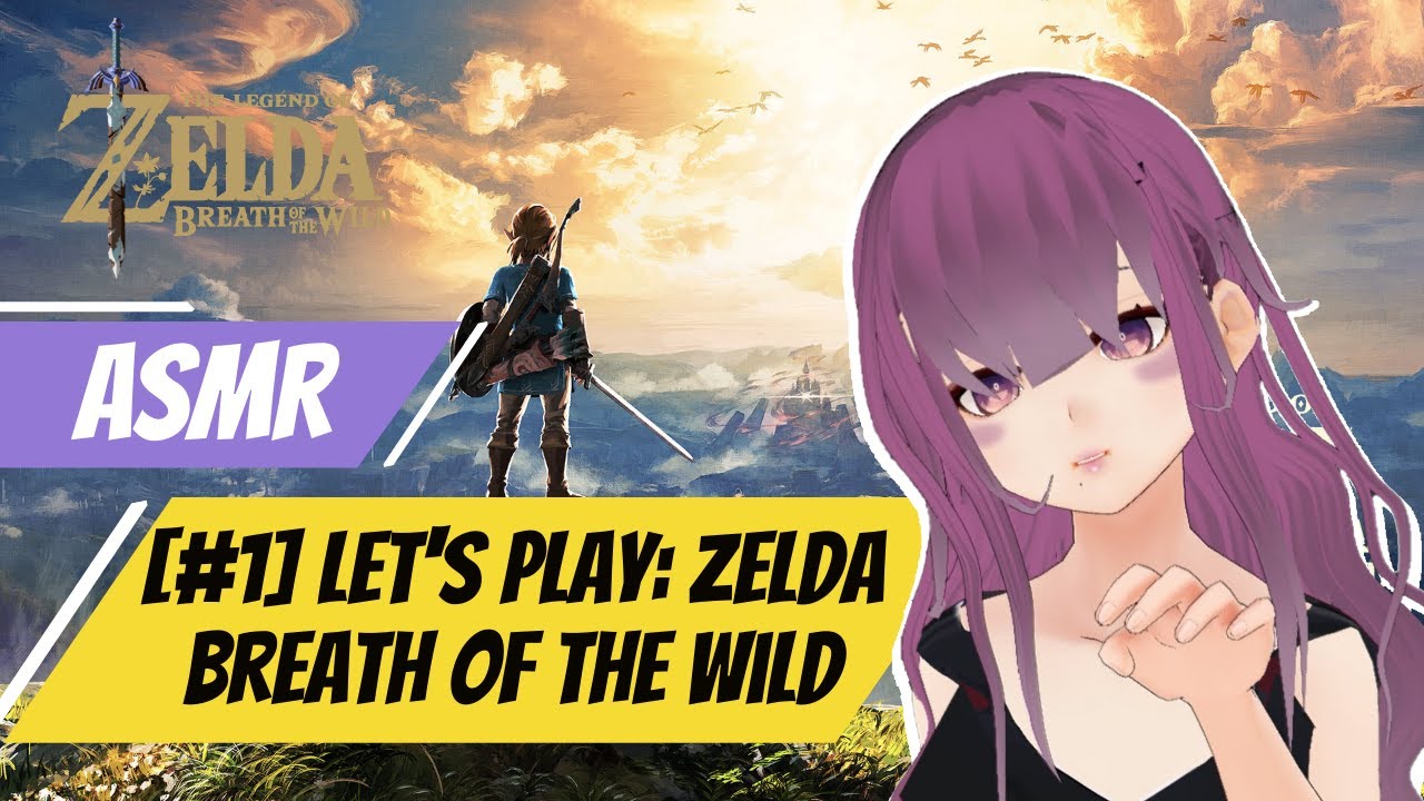 [#1] Let's Play - Legend of Zelda: Breath of the Wild [ASMR Whispered Gaming]