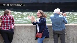 'It's a moment I'll never forget: Meet the mother and son behind Thursday's birthday surprise