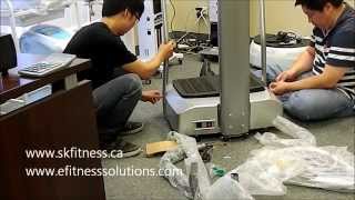 Set up a Vibration/Slimming fitness machine