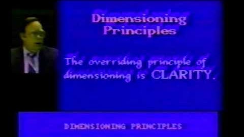 ANSI Dimensioning Standards