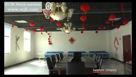 ZCJK block machine video