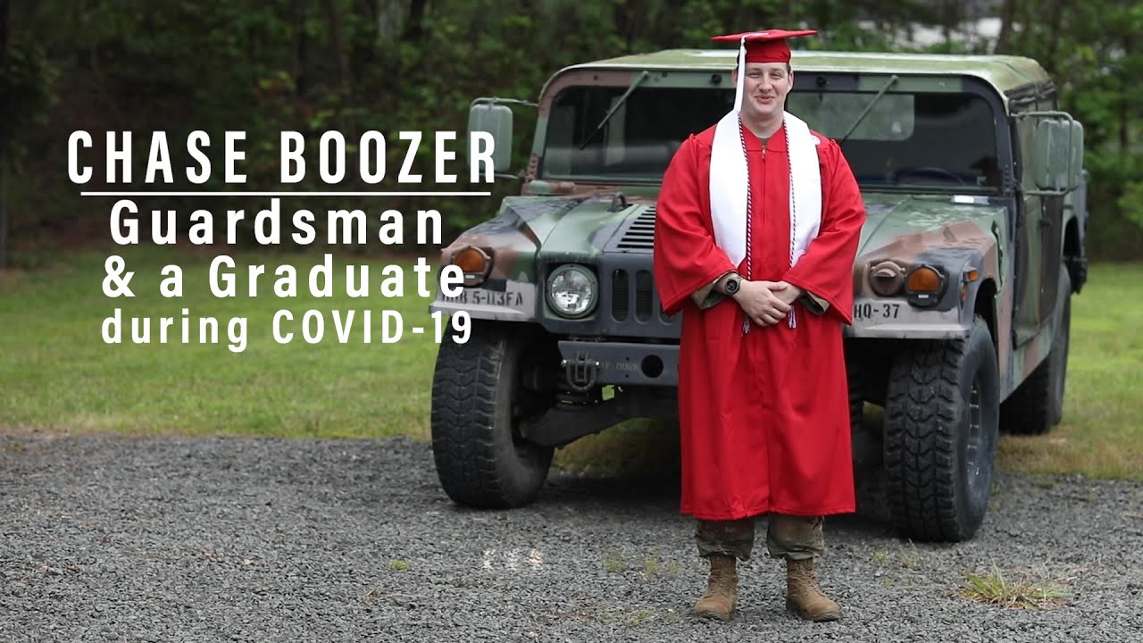 Cpl. Chase Boozer: A Guardsman and a Graduate during COVID-19 - YouTube