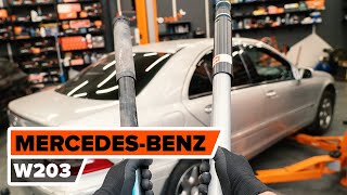 Kuinka korvata Takaiskunvaimennin ja etuiskunvaimennin MERCEDES-BENZ C-CLASS (W203) - opetusvideo