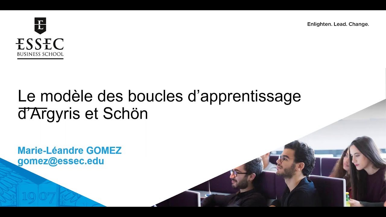 Apprentissage Argyris & Schon