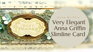 The most Elegant Anna Griffin Slimline card! by Shar Cards 5,279 views 2 years ago 36 minutes