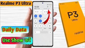 realme p3 ultra data usage settings, realme p3 ultra data speed setting