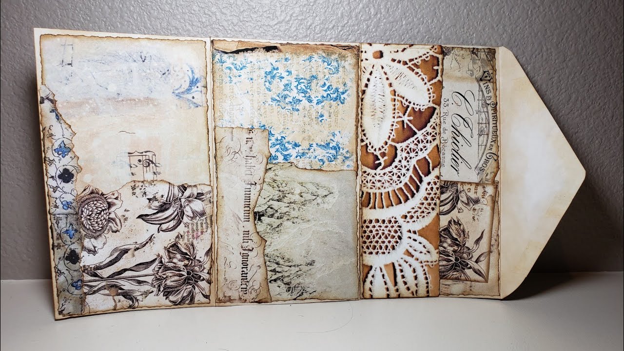 Tutorial Make Your Own Fun Envelope Flip Out Of Two Envelopes