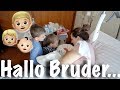Hallo Bruder .. | LIVE REAKTION 👶🏻👦🏼🧒🏼 | & Tag der Entlassung 🚗🏡