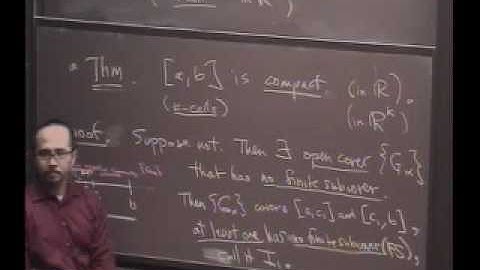 Real Analysis, Lecture 13: Compactness and the Heine-Borel Theorem (4/8)