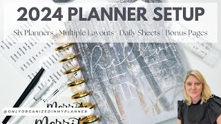 My 2024 Planner Setup | How I Use EIGHT Planners