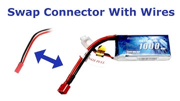 How to Replace a LiPo Battery Connector End