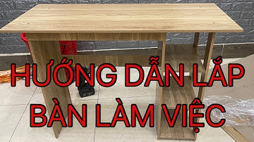 HƯỚNG DẪN CHI TIẾT CÁCH LẮP BÀN LÀM VIỆC 100x40 .#hướng_dẫn_lắp_bàn_làm_việc #hướng_dẫn_lắp_bàn