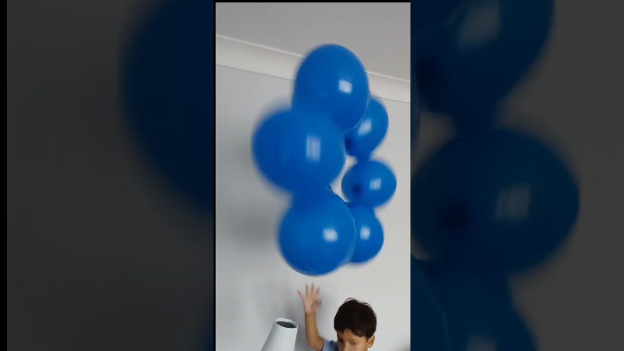 experiment: hair dryer and balloons |shorts |trending|fun games for kindergarten
