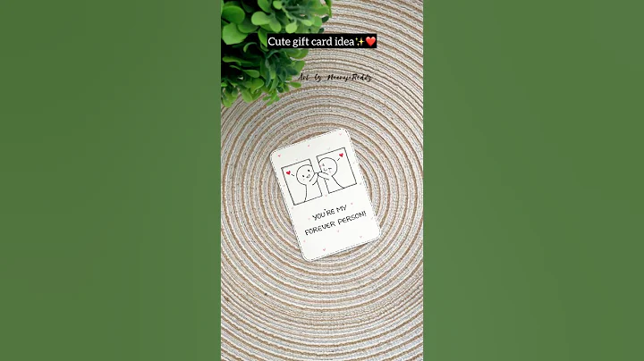 Handmade card for your loved ones | easy gift card ideas #diy #craft #handmade #giftideas #couple