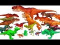 Lots of dinosaurs, Jurassic World Tyrannosaurus T-rex schleich dinosaur toys ?? ??? ??? ???