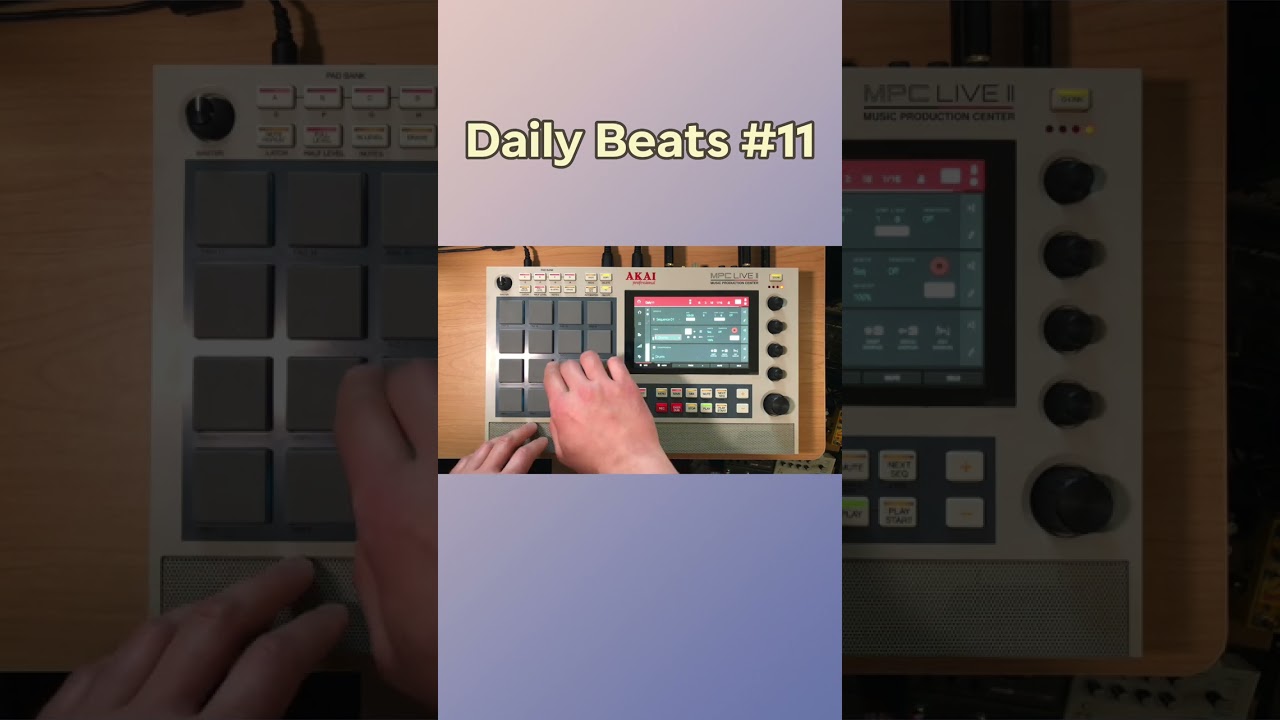 Daily Beats #11 | Making trap soul type beat on MPC Live II