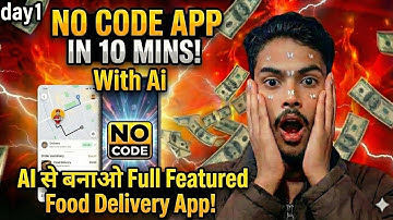 Make Food Delivery App in Minutes with Al (Like Zomato & Swiggy) | Free 2025 full video coming soon.