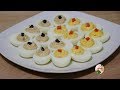 HUEVOS RELLENOS 🐔 RECETA NAVIDEÑA