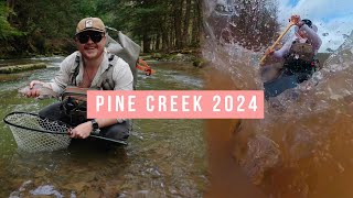 We SUNK our canoe while camping on Pine Creek...