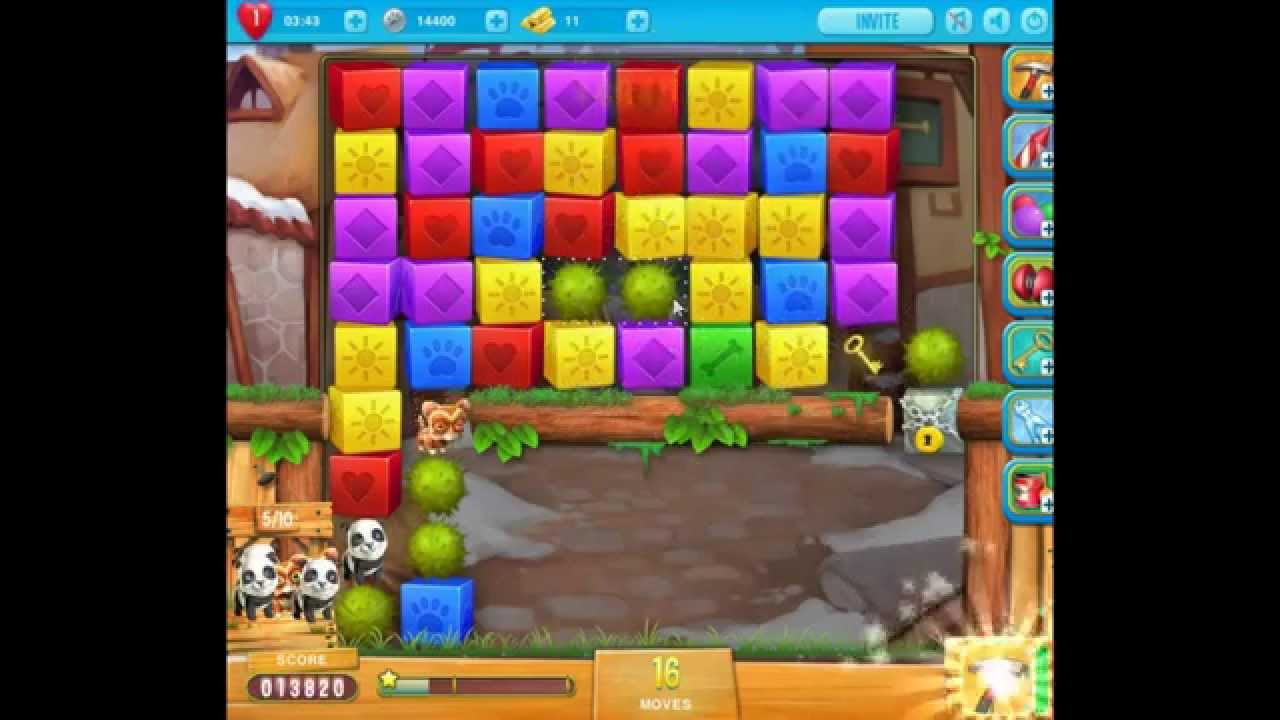 Pet Rescue Saga level 840 no buyed hammers 😈 ►TOBIAS DEAMON◄