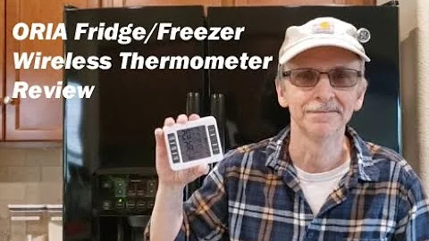 ORIA Refrigerator / Freezer Wireless Thermometer Review & Programming - For Power Outage, Save Food!