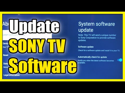 How to update Software on Sony TV Google TV (Fast Method)