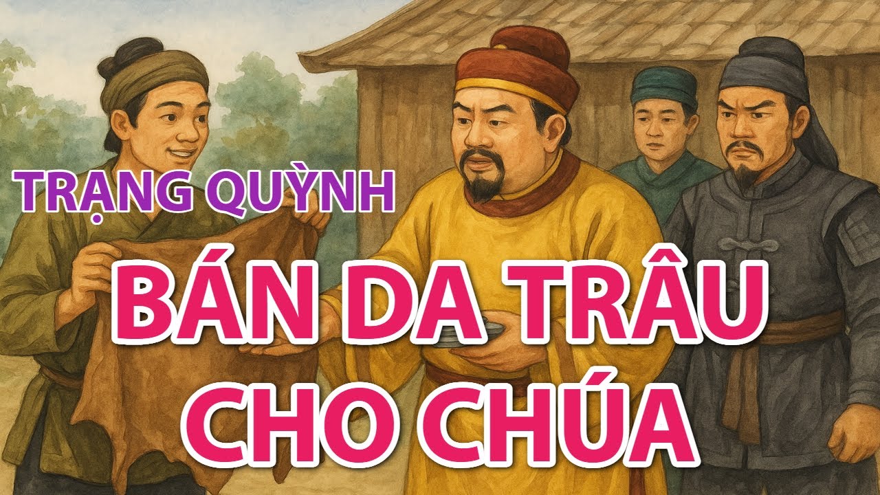 TRẠNG QUỲNH BÁN DA TRÂU CHO CHÚA