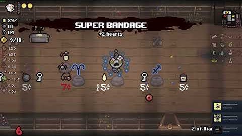 Super Bandage is the best item for tKeeper (proof)