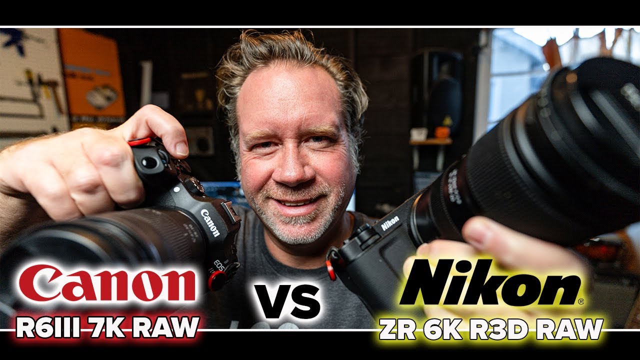 Canon R6 Mark III 7K RAW против Nikon ZR R3D NE RAW | Есть ли победитель?