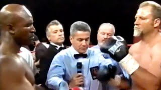 Evander Holyfield Usa Vs Francois Botha South Africa Knockout, Boxing Fight, Hd