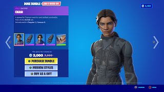 Fortnite Item Shop, October 19th 2021 - *NEW* DUNE BUNDLE! (Zendaya skin!)