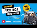 Thule courier bicycle trailer  stroller demo with albee baby