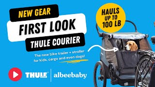 Thule Courier Bicycle Trailer + Stroller Demo with Albee Baby