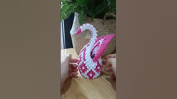 Thiên Nga - Nghệ thuật xếp giấy Origami 3D ♥️ #origami #handmade #diy