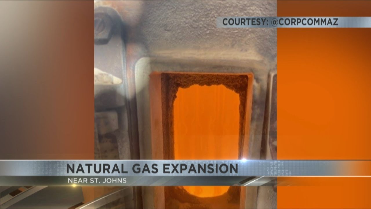 Natural gas expansion near St. Johns, Arizona