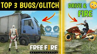 TOP 3 LATEST GLITCH OF GARENA FREE FIRE  Garena Free Fire