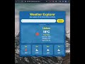 Created A Weather App With HTML CSS and JAvascript#coding #programming #javascript #appcreation