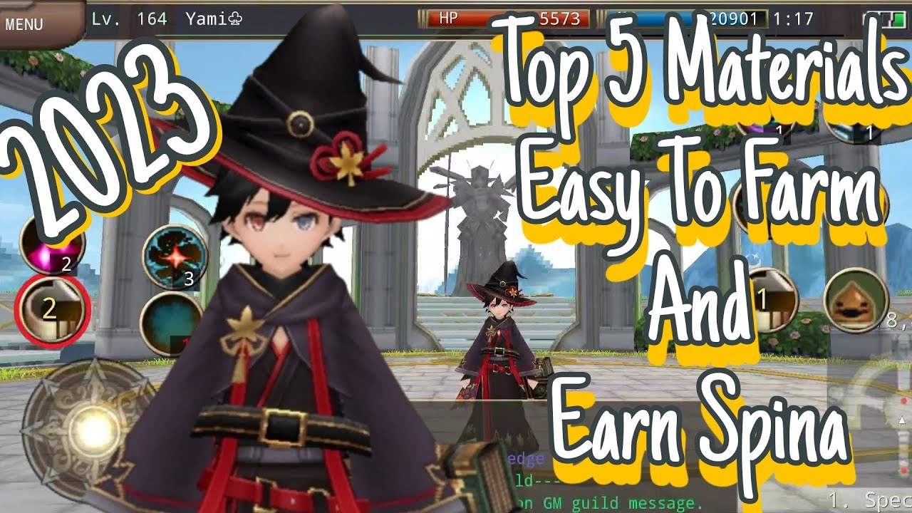 Iruna Online Top 5 Materials Easy To Farm And Earn Spina 2023 Part 2 YouTube