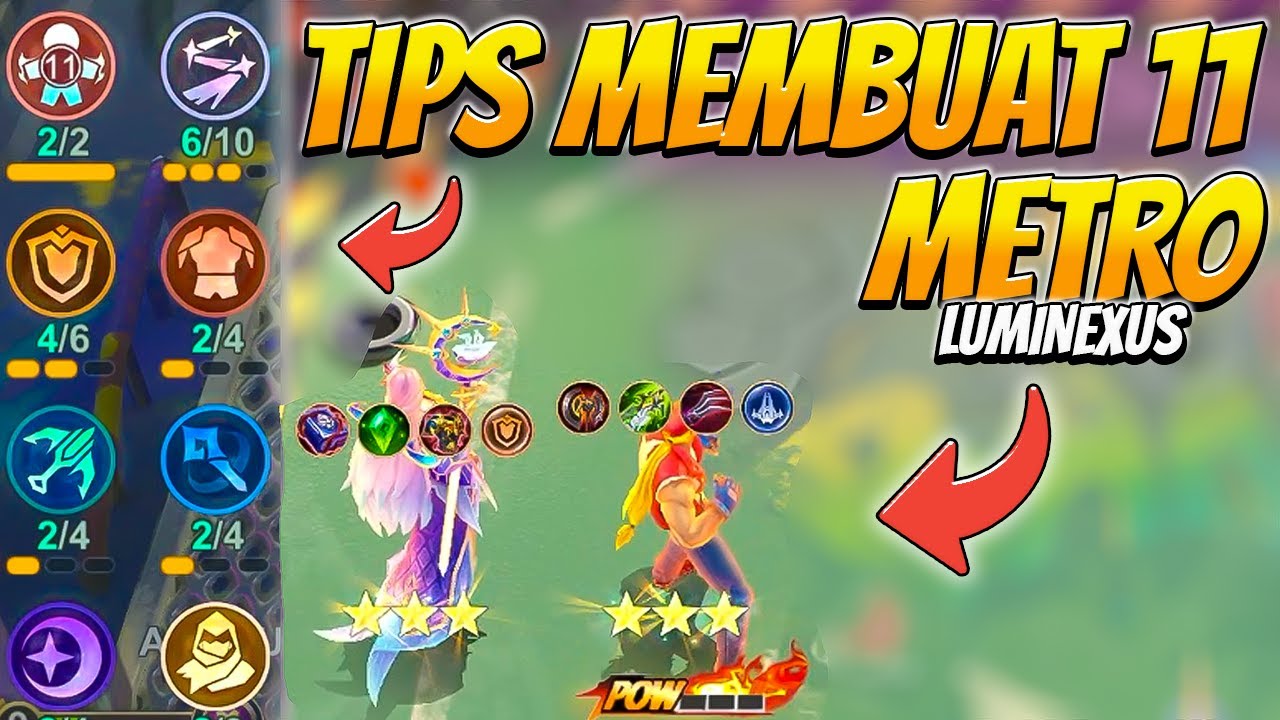 TIPS MEMBUAT 11 METRO ZERO !! COMBO TERKUAT 2026 !! METRO LUMI !! MAGIC CHESS GOGO