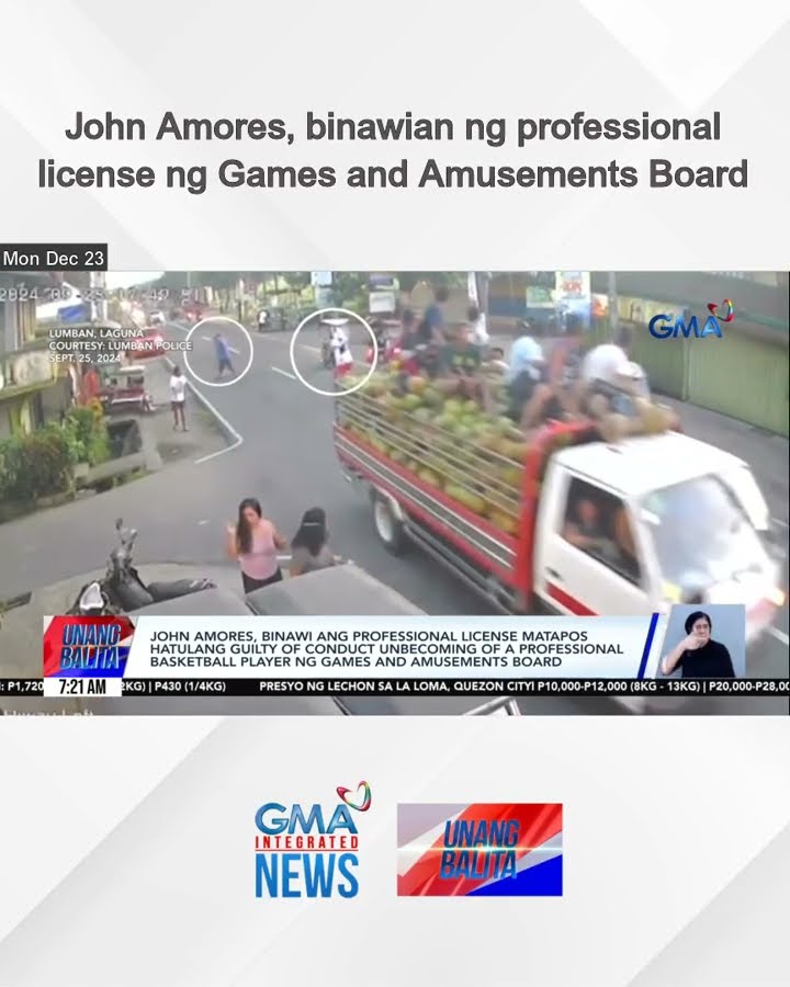 John Amores, binawian ng professional license ng Games and Amusements Board | Unang Balita