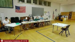 Conservation Commission Meeting 8/13/25