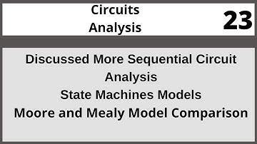 Sequential Circuits Analysis|Digital Logic Design In Hindi Urdu EEE241 LECTURE 23