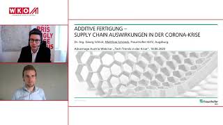 Webinar | Tech-Trends in der Krise Teil 3: Additive Fertigung